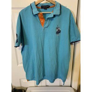 U.S. Polo Assoc Men’s Sz XL Blue Polo Shirt Pony‎ Rugby Horse Logo USPA #3